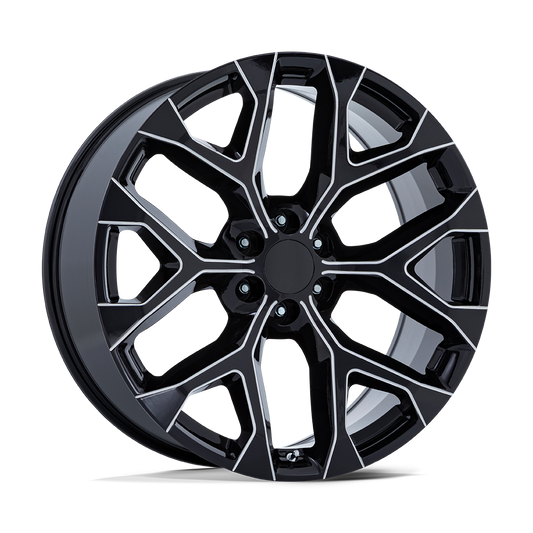 Performance Replicas PR177 Gloss Black Milled Wheels