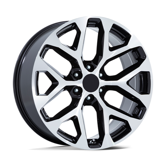 Performance Replicas PR177 Gloss Black Machined Face Wheels