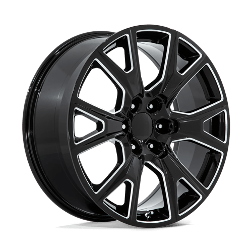 Performance Replicas PR199 Gloss Black Milled Wheels