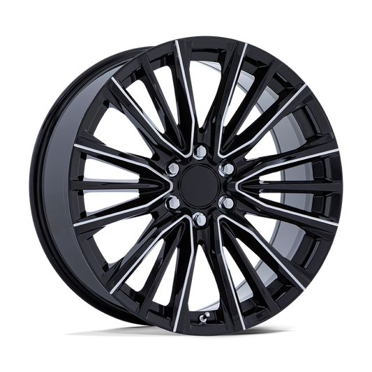 Performance Replicas PR223 Gloss Black Milled Wheels