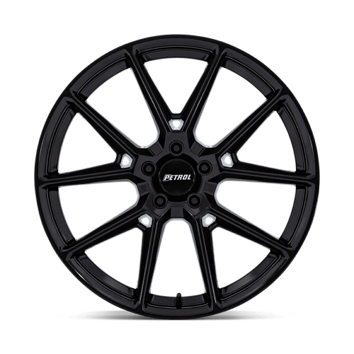Petrol PE002 P1E Gloss Black Wheels, Cast Aluminum