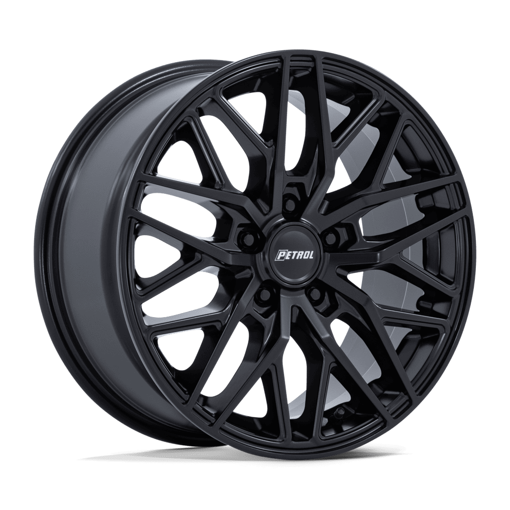 Petrol PE004 P3E Matte Black Wheels, Cast Aluminum