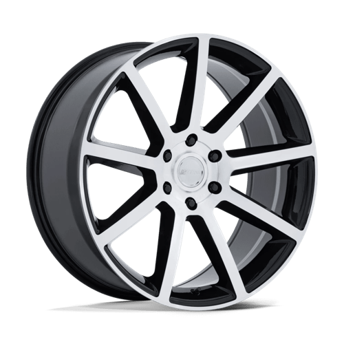 Petrol PE007 P6E Gloss Black with Machined Face Wheels, Cast Aluminum