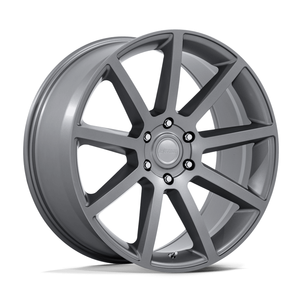 Petrol PE007 P6E Matte Gunmetal Wheels, Cast Aluminum