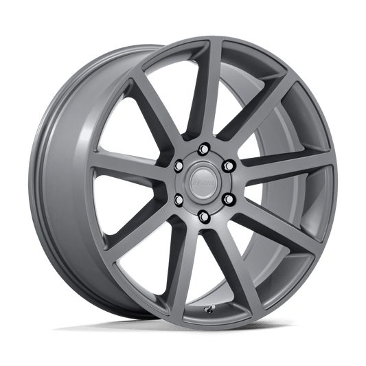 Petrol PE007 P6E Matte Gunmetal Wheels, Cast Aluminum