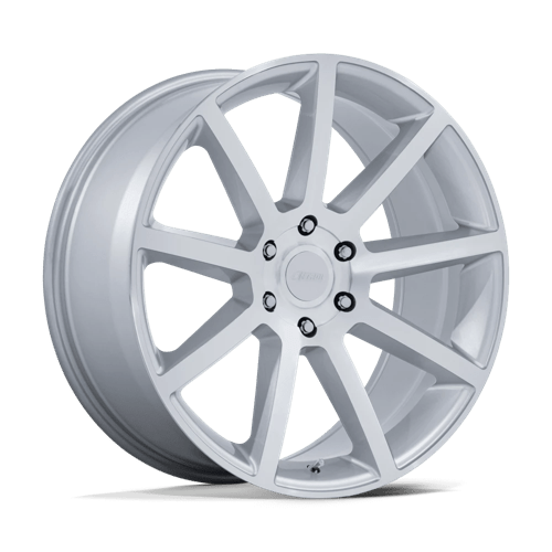 Petrol PE007 P6E Gloss Silver with Machined Face Wheels, Cast Aluminum