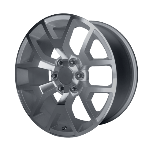 Performance Replicas PR150 Silver Machined Wheels