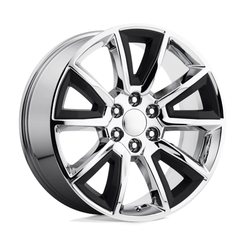 Performance Replicas PR168 Chrome With Matte Black Accent Wheels