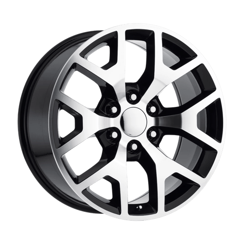 Performance Replicas PR169 Gloss Black With Machined Spoke Wheels