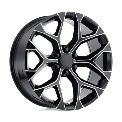 Performance Replicas PR176 Gloss Black Milled Wheels