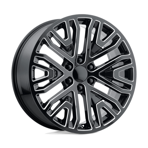 Performance Replicas PR197 Gloss Black Milled Wheels