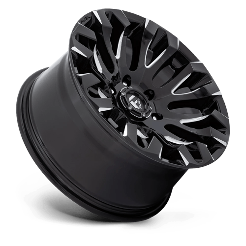 Fuel D828 Quake Gloss Black Milled 1-Piece Wheels