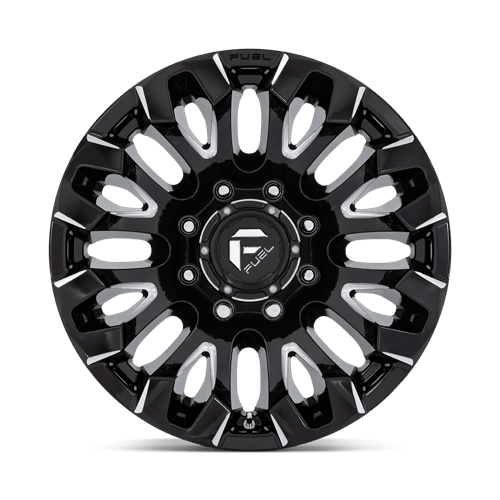 Fuel D828 Quake Gloss Black Milled 1-Piece Wheels