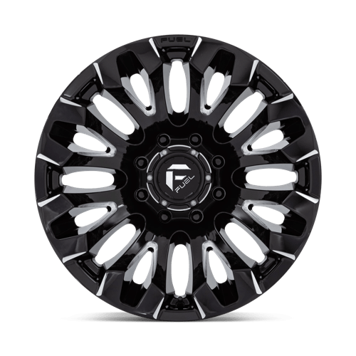 Fuel D828 Quake Gloss Black Milled 1-Piece Wheels