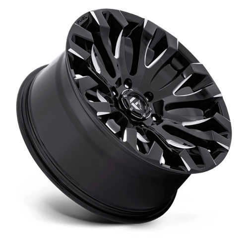 Fuel D828 Quake Gloss Black Milled 1-Piece Wheels