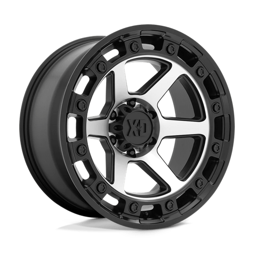 KMC XD862 Raid Satin Black Machined Wheels