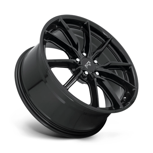 Niche M240 Rainier Gloss Black 1-Piece Wheels