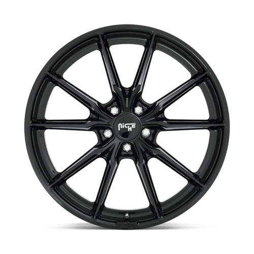 Niche M240 Rainier Gloss Black 1-Piece Wheels