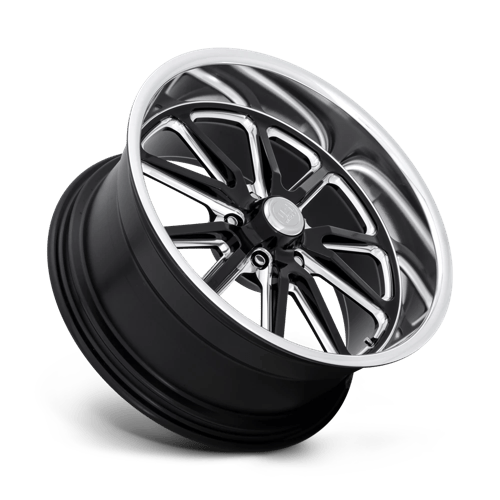 US Mags U117 Rambler Gloss Black Milled 1-Piece Wheels