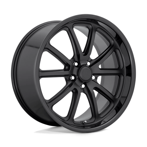 US Mags U123 Rambler Gloss Black Matte Black 1-Piece Wheels