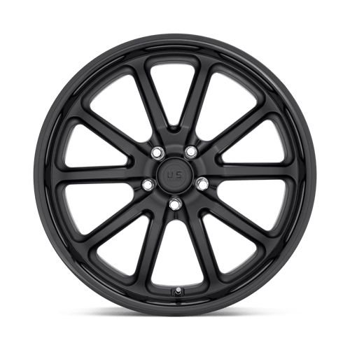 US Mags U123 Rambler Gloss Black Matte Black 1-Piece Wheels