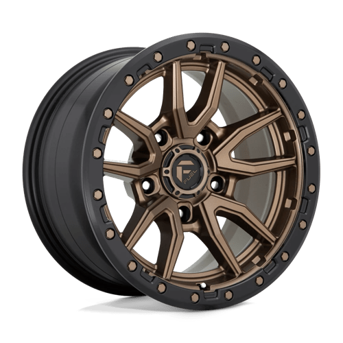 Fuel D681 Rebel Matte Bronze Black Bead Ring 1-Piece Wheels