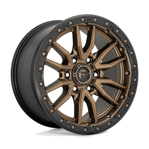 Fuel D681 Rebel Matte Bronze Black Bead Ring 1-Piece Wheels