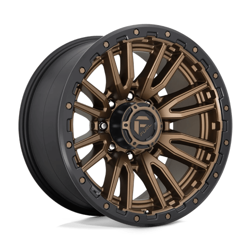 Fuel D681 Rebel Matte Bronze Black Bead Ring 1-Piece Wheels