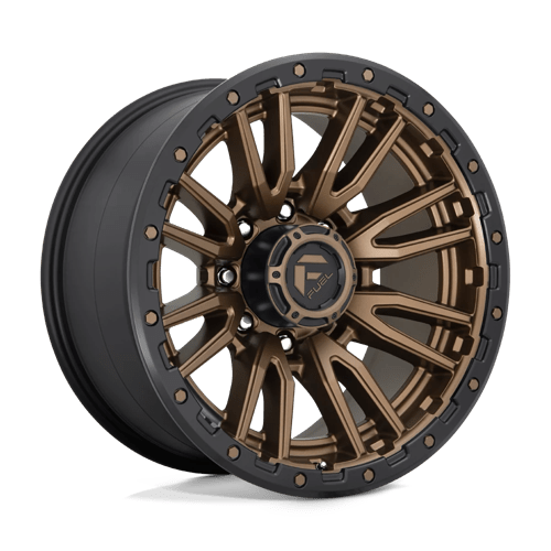 Fuel D681 Rebel Matte Bronze Black Bead Ring 1-Piece Wheels