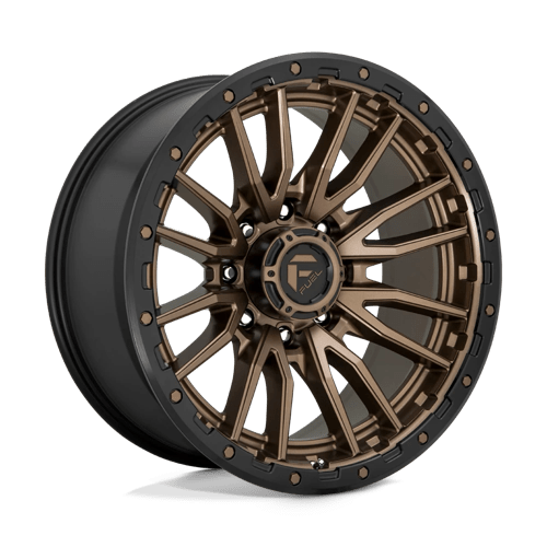 Fuel D681 Rebel Matte Bronze Black Bead Ring 1-Piece Wheels