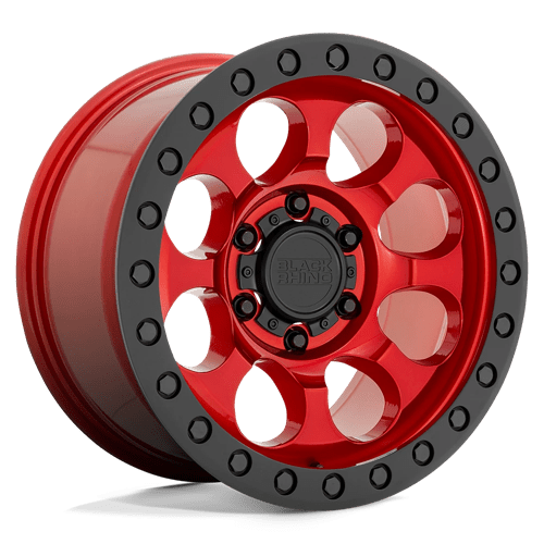 Black Rhino Riot Candy Red With Black Ring & Bolts Wheels