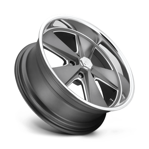 US Mags U120 Roadster Matte Gunmetal Machined 1-Piece Wheels