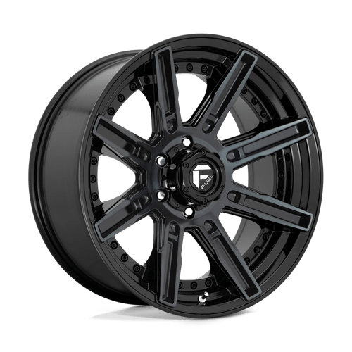 Fuel D708 Rogue Gloss Machined Double Dark Tint 1-Piece Wheels