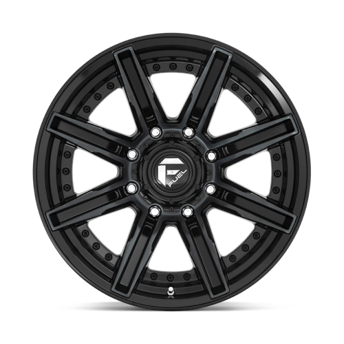 Fuel D708 Rogue Gloss Machined Double Dark Tint 1-Piece Wheels