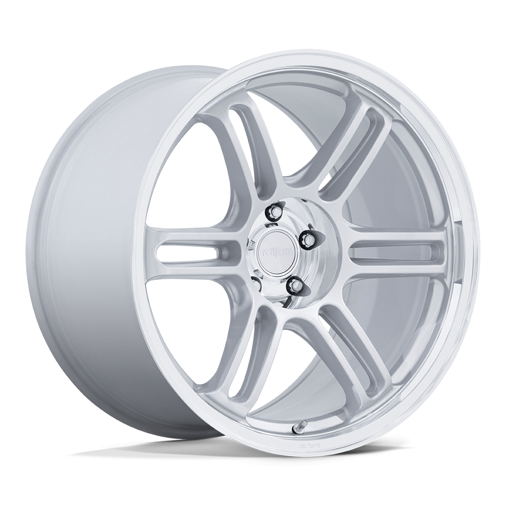 Rotiform RC209 RPS Matte Silver with Diamond Cut Lip Wheels, Flow Formed, Aluminum