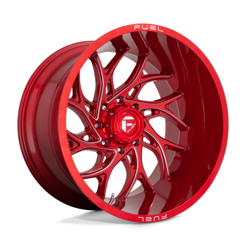 Fuel D742 Runner Candy Red Milled 1-Piece Wheels