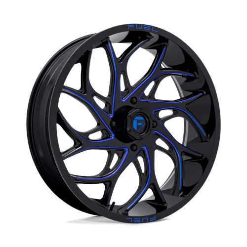 Fuel Runner D778 Blue Milled UTV Rims