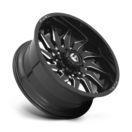 Fuel D744 Saber Gloss Black Milled 1-Piece Wheels