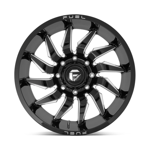 Fuel D744 Saber Gloss Black Milled 1-Piece Wheels