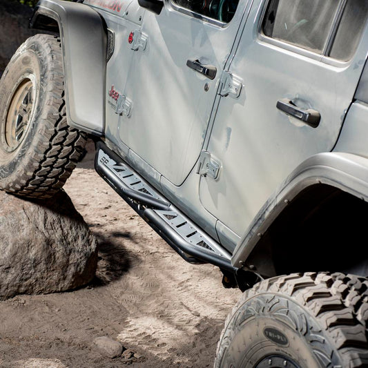 Smittybilt 2018-2025 Jeep Wrangler JLU Apollo Sliders with Step, 18+, 77734