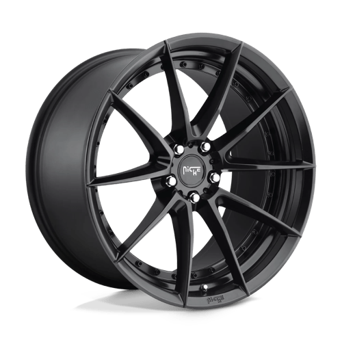 Niche M196 Sector Matte Black 1-Piece Wheels