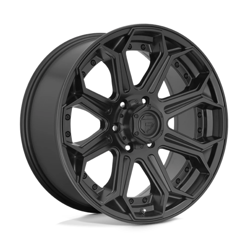 Fuel D706 Siege Matte Black 1-Piece Wheels