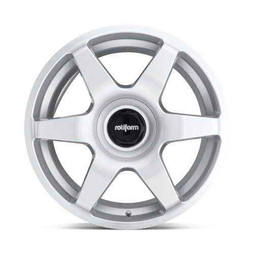 Rotiform R114 Six Gloss Silver 1-Piece Wheels