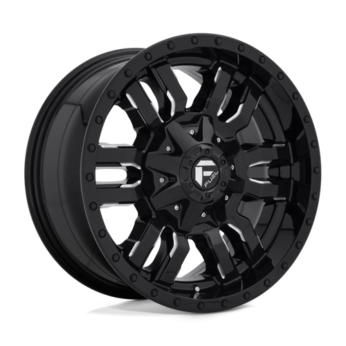 Fuel D595 Sledge Gloss Black Milled 1-Piece Wheels