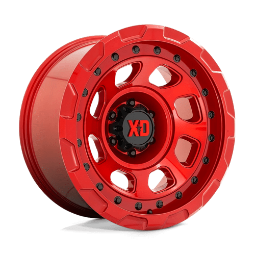 KMC XD861 Storm Candy Red Wheels