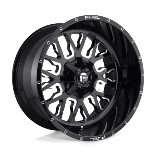 Fuel D611 Stroke Gloss Black Milled 1-Piece Wheels