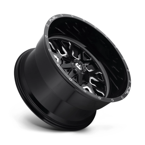 Fuel D611 Stroke Gloss Black Milled 1-Piece Wheels