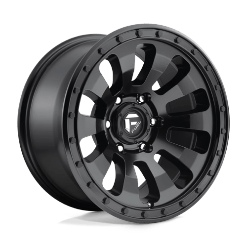 Fuel D630 Tactic Matte Black 1-Piece Wheels