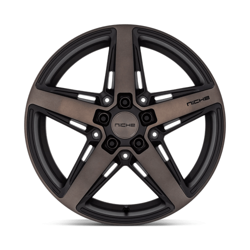 Niche M271 Teramo Matte Black With Double Dark Tint Face 1-Piece Wheels