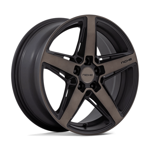 Niche M271 Teramo Matte Black With Double Dark Tint Face 1-Piece Wheels